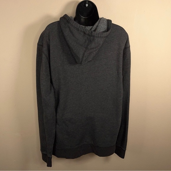 LARGE DARK GREY PURPLE LOCOMOTIVES HOODIE WOMENS PULLOVER HOODED - Picture 5 of 8